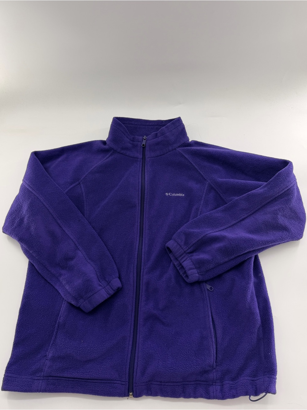 Columbia Plus Size Purple Benton Springs Fleece Full Zip Women’s Jacket 2X
